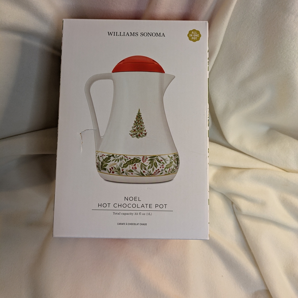 Williams Sonoma Noel Hot Chocolate Pot